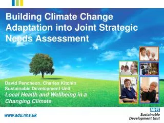 Building Climate Change Adaptation into Joint Strategic Needs Assessment