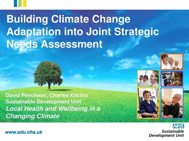 building climate change adaptation into joint strategic needs assessment