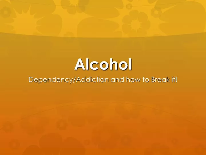 alcohol