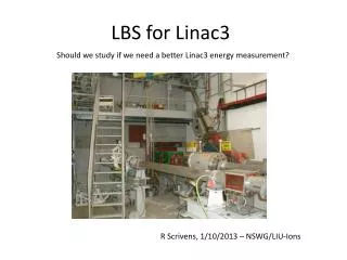 LBS for Linac3