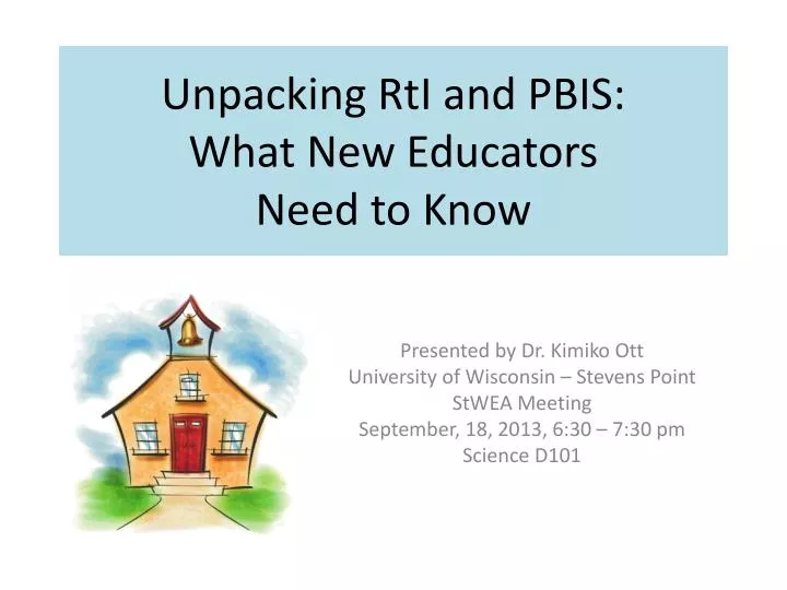 unpacking rti and pbis what new educators need to know