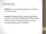 ENTENTE - slide 1