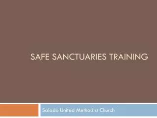 SAFE Sanctuaries Training