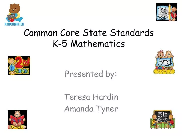 common core state standards k 5 mathematics