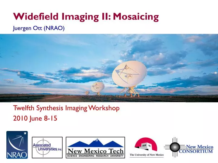 widefield imaging ii mosaicing