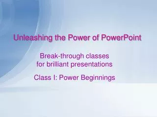 Unleashing the Power of PowerPoint