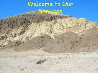 Welcome to Our Services