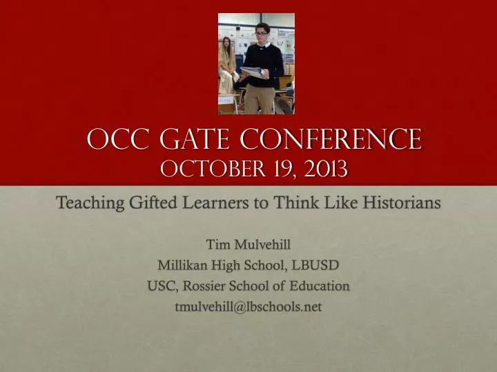 occ gate conference october 19 2013
