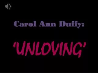 carol ann duffy