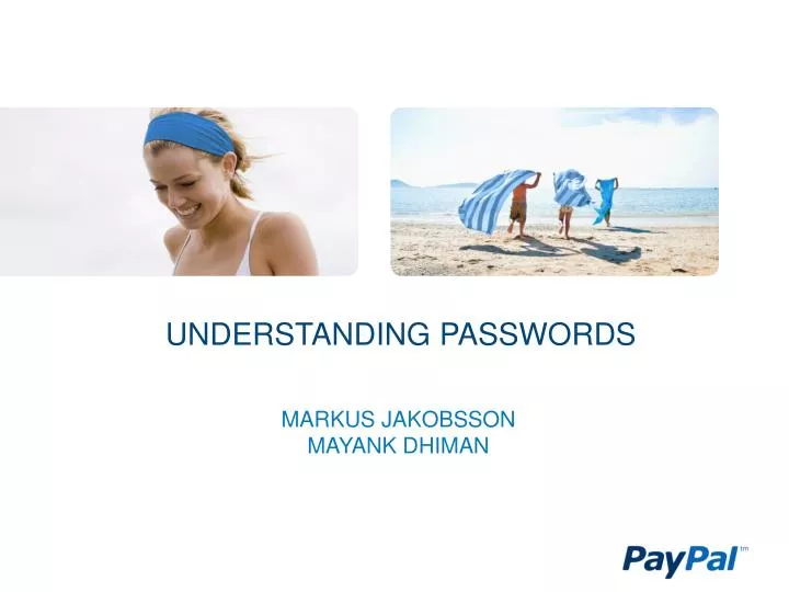 understanding passwords