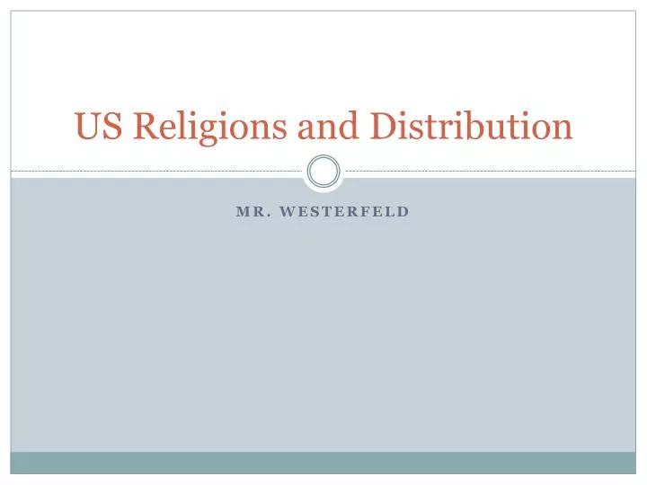 us religions and distribution