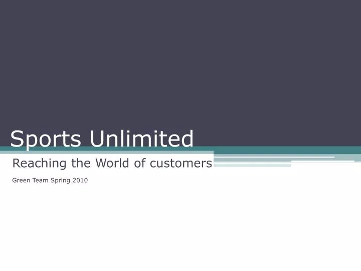 sports unlimited