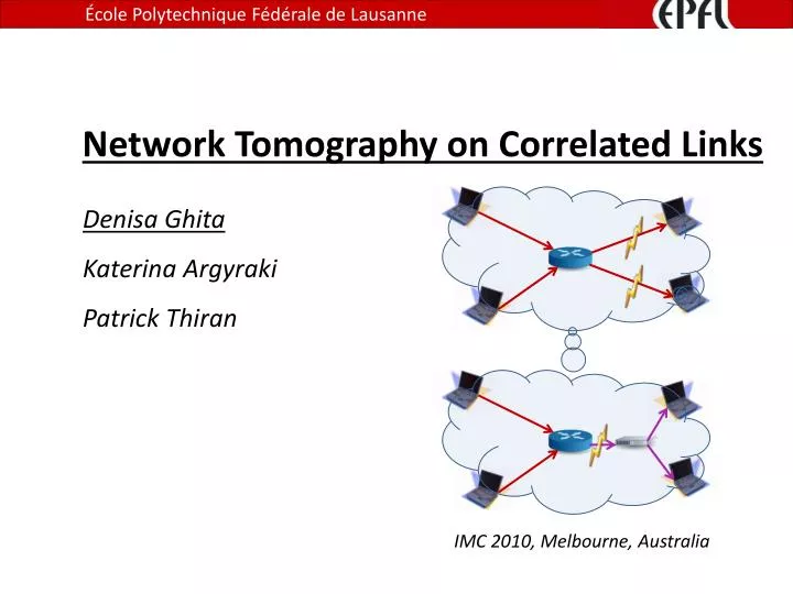 network tomography on correlated links