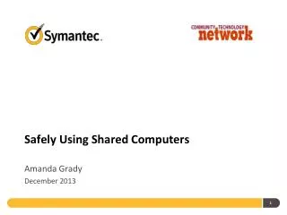 Safely Using Shared Computers