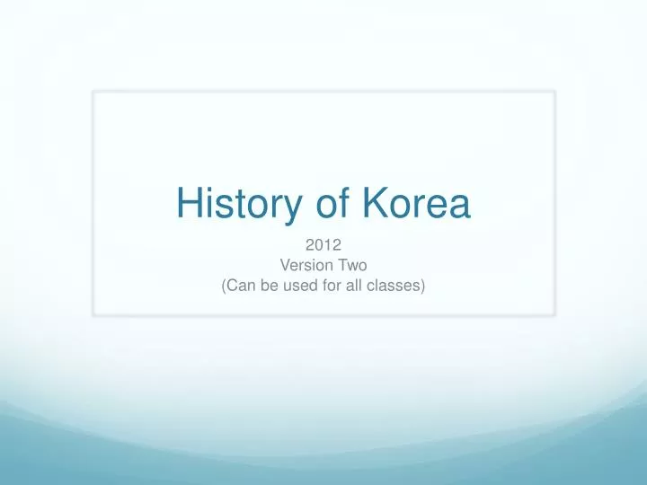 history of korea