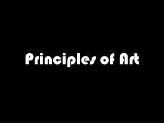 principles of art