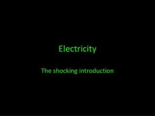 Electricity