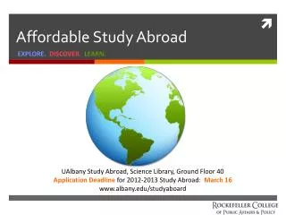 Affordable Study Abroad