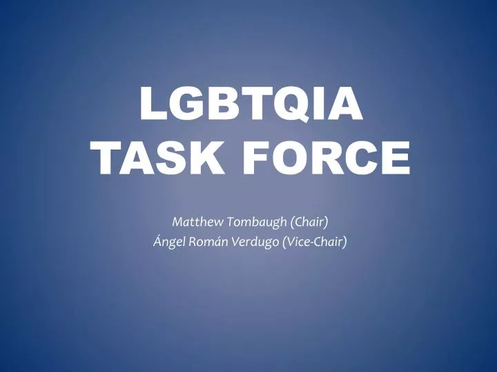 lgbtqia task force