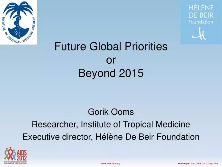 future global priorities or beyond 2015