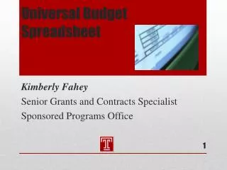universal budget spreadsheet