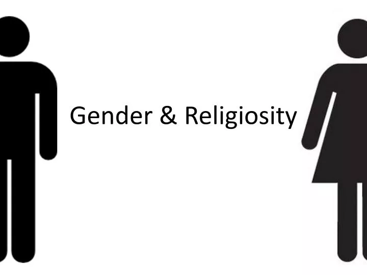 gender religiosity