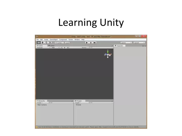 learning unity