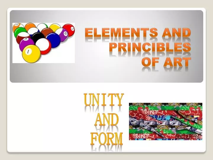 elements and princibles of art