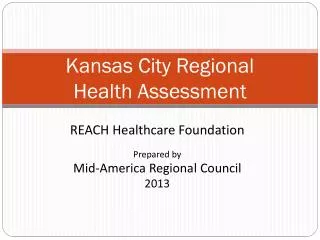 Kansas City Regional Health Assessment