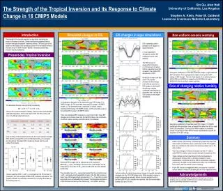 The Strength of the Tropical I nversion and its Response to Climate C hange in 18 CMIP5 Models