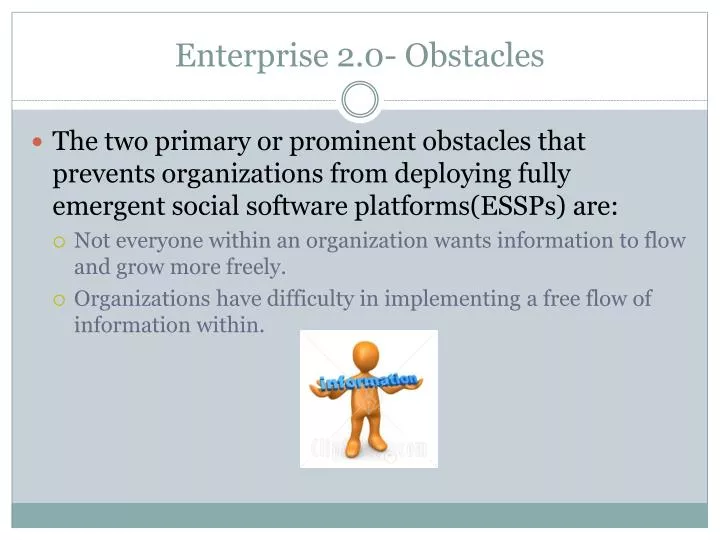 enterprise 2 0 obstacles