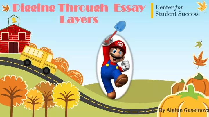 digging through essay layers
