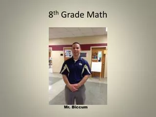 8 th grade math