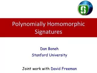 Polynomially Homomorphic Signatures