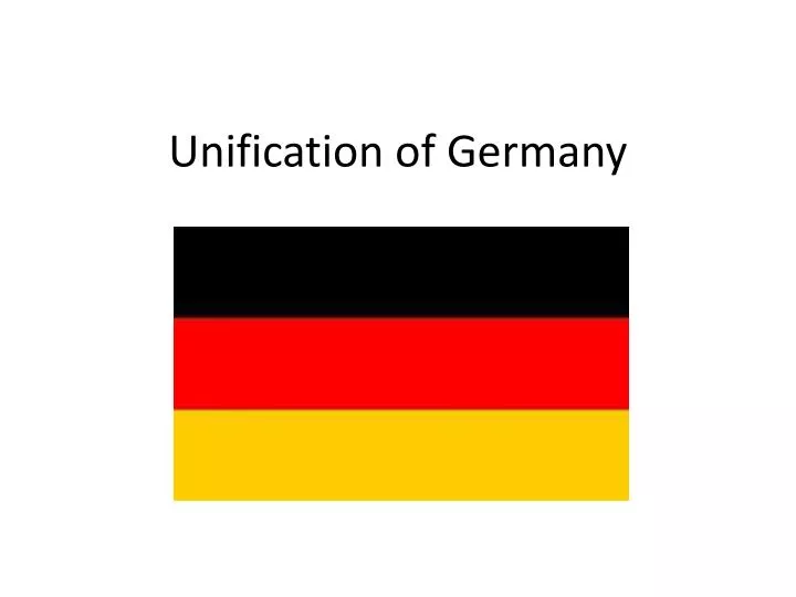 unification of germany