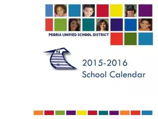 2015-2016 School Calendar