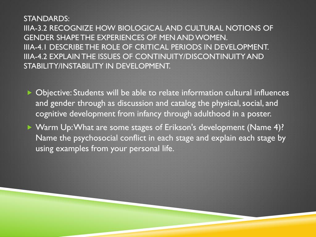 PPT - Cultural Influences and Gender Development: Exploring Biological ...