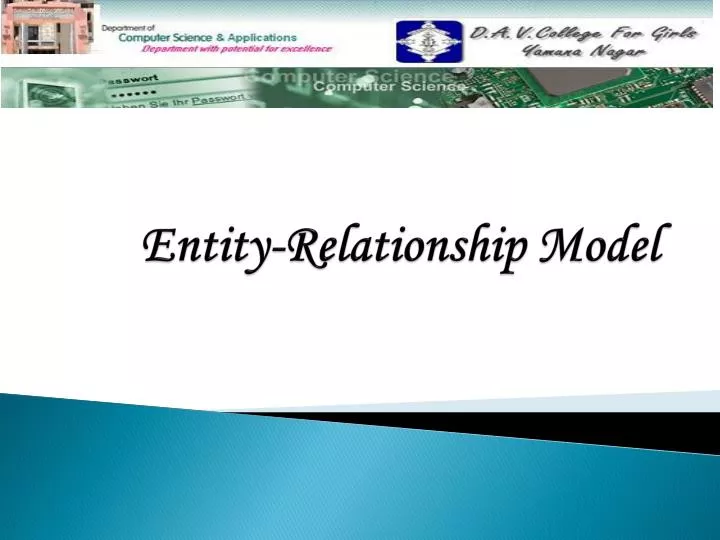entity relationship model