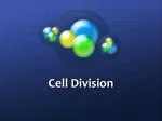 Cell Division - slide 1