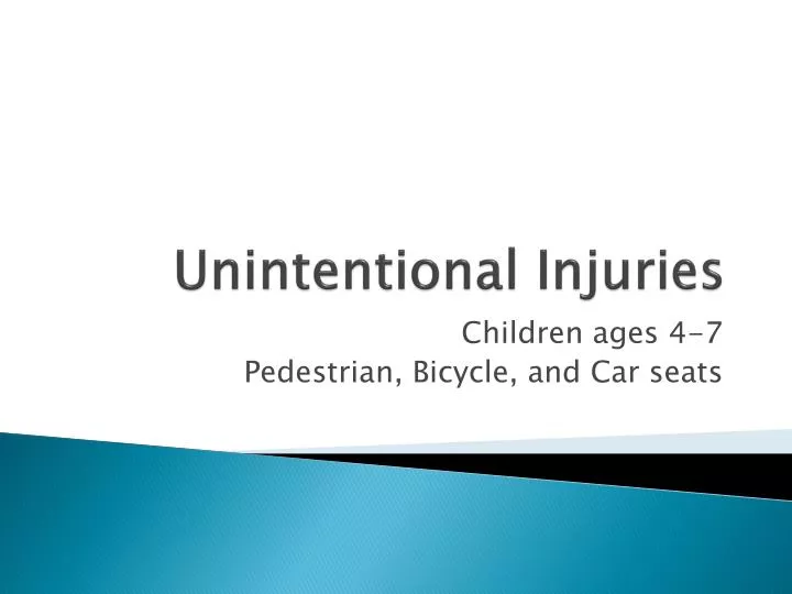 unintentional injuries