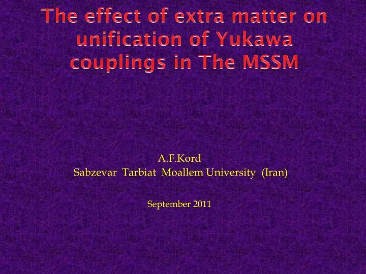 the effect of extra matter on unification of yukawa couplings in the mssm