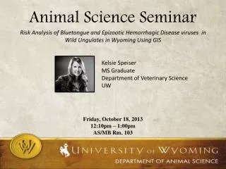 Animal Science Seminar
