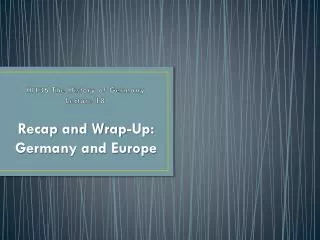 hi136 the history of germany lecture 18
