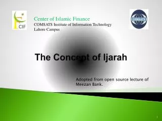 The Concept of Ijarah