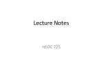 Lecture Notes - slide 1