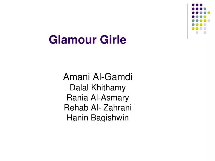 glamour girle