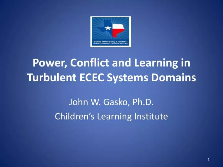 power conflict and learning in turbulent ecec systems domains