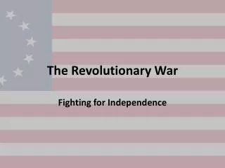 The Revolutionary War