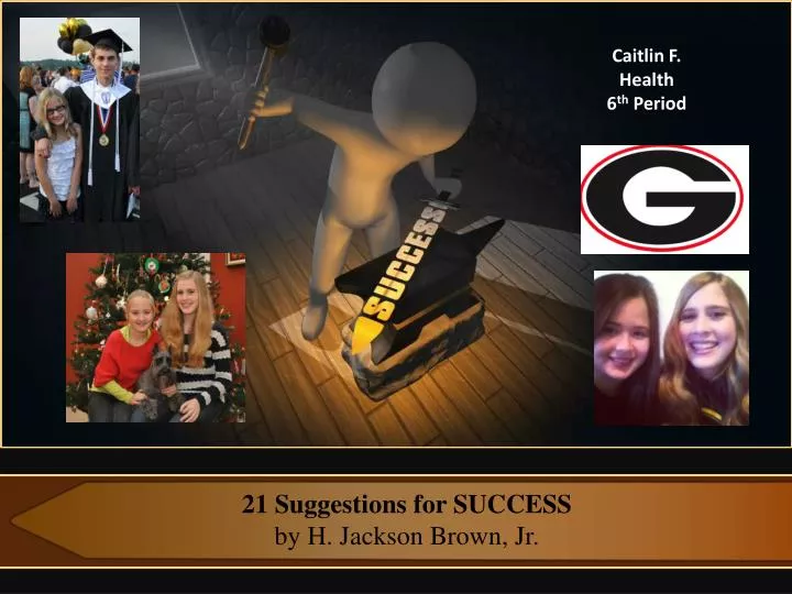 21 suggestions for success by h jackson brown jr