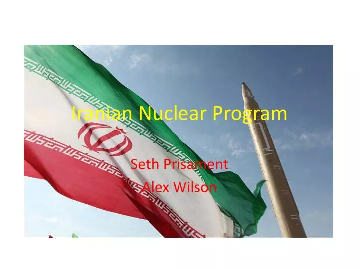 iranian nuclear program